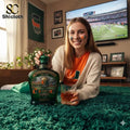 University Of Miami 100th Anniversary Go Canes Whiskey Glass Bottle