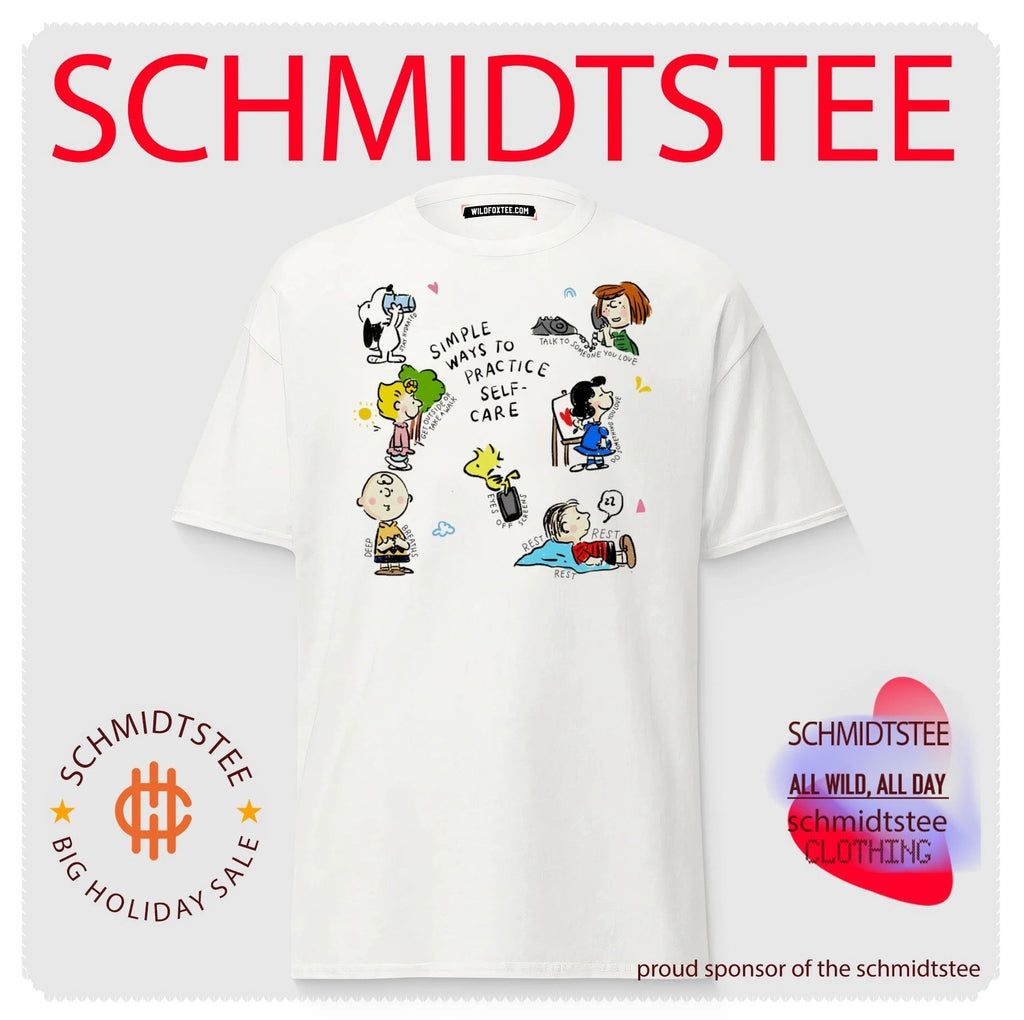 Peanuts Simple Ways to Practice Self-Care shirt