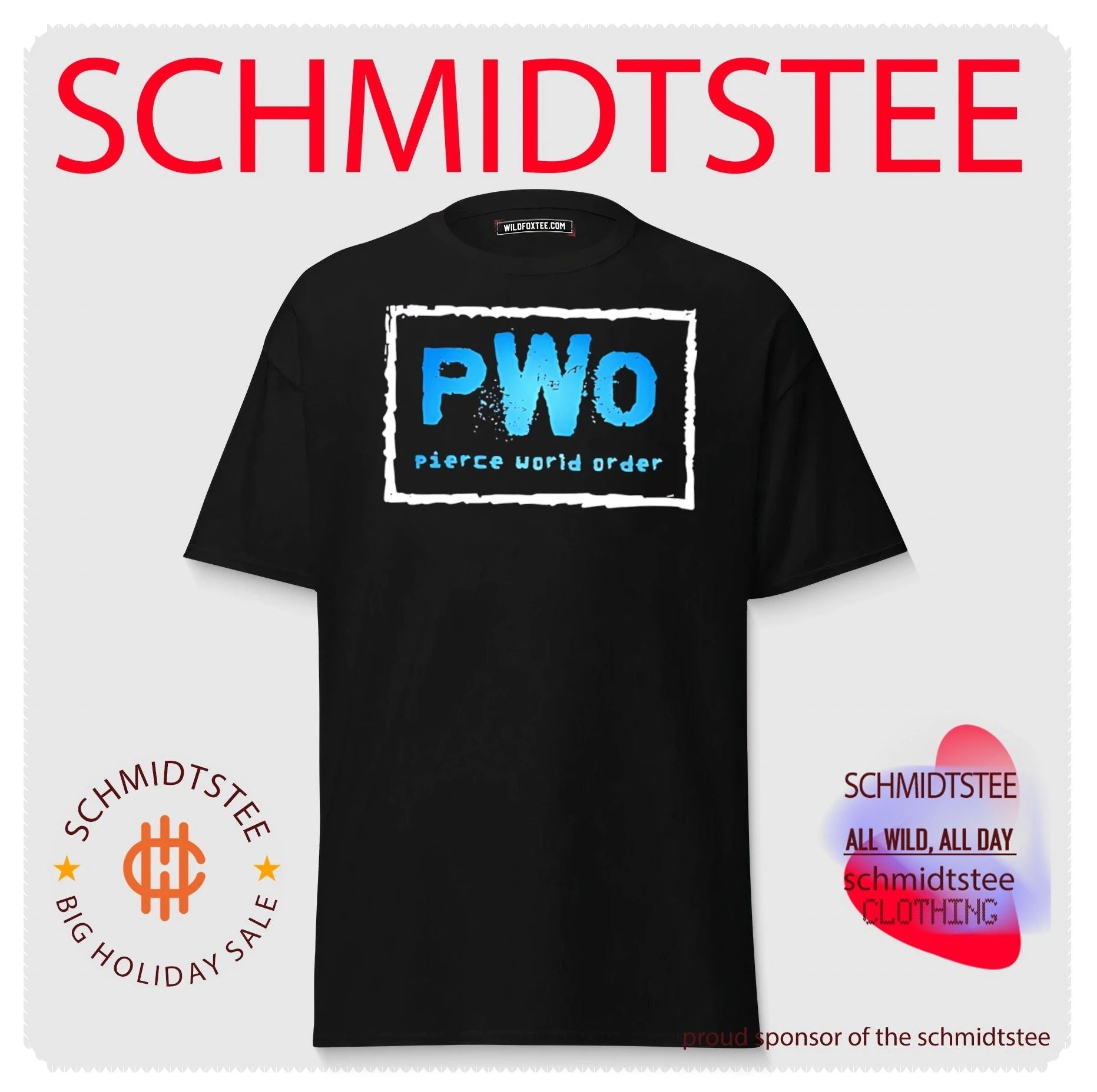 Johnny Pierce PWO Pierce World Order shirt