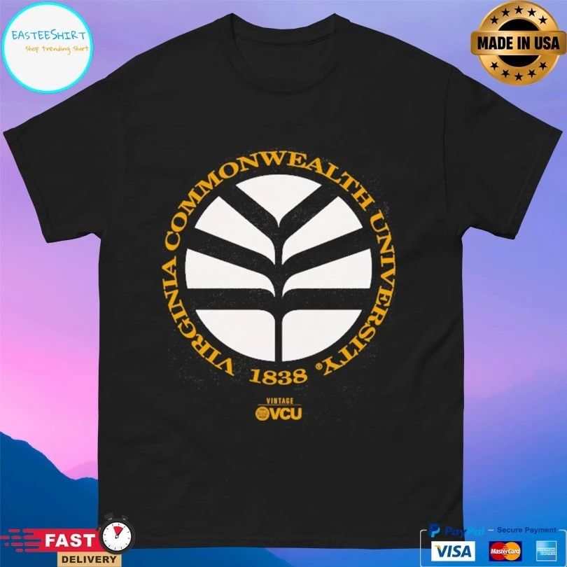 VCU Vintage Virginia Commonwealth University 1838 T-shirts