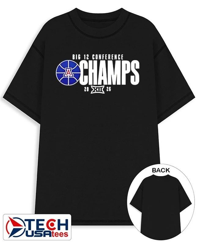 Arizona Wildcats 2026 Big 12 Conference Champs shirt