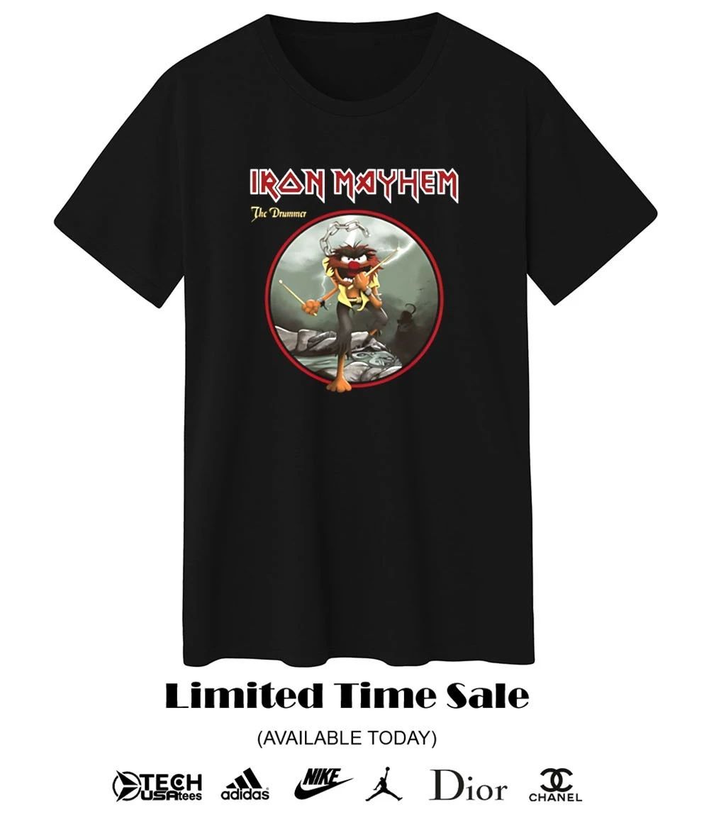 Iron Mayhem Drummer Muppets shirt