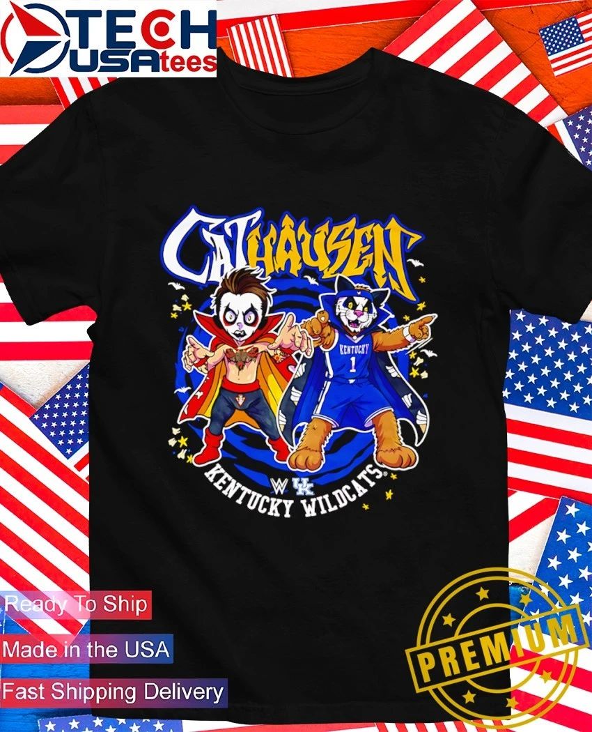 CatHausen Danhausen x Kentucky Wildcats mascot shirt