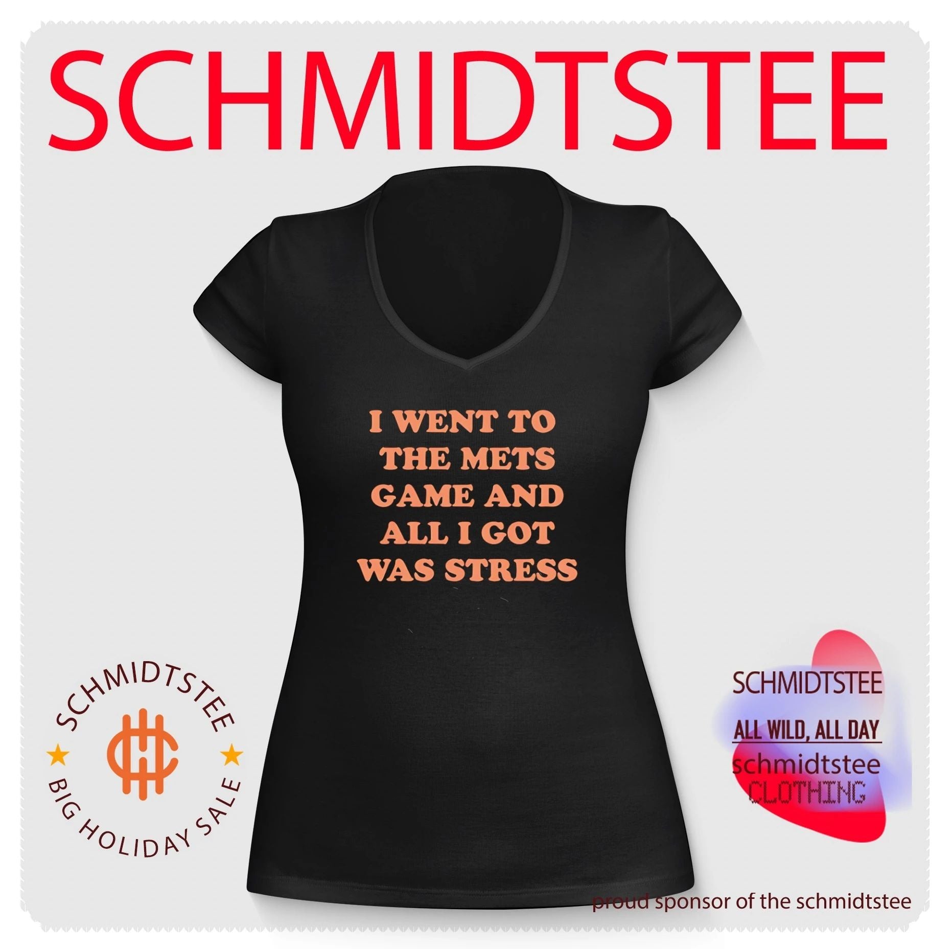 New York Mets I went to the Mets game and all I got was stress shirt