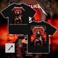 Metallica M72 Tour Cardiff 2026 T-Shirt Principality Stadium Sunday June 28 Peter Diamond Pop-Up Exclusive Tee