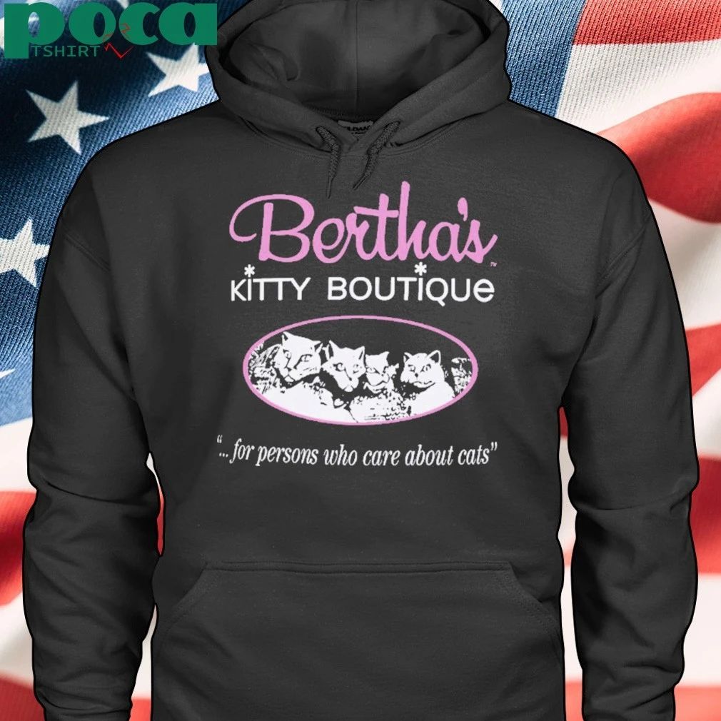 Vintage Bertha’s Kitty Boutique Shirt For People Who Care About Cat