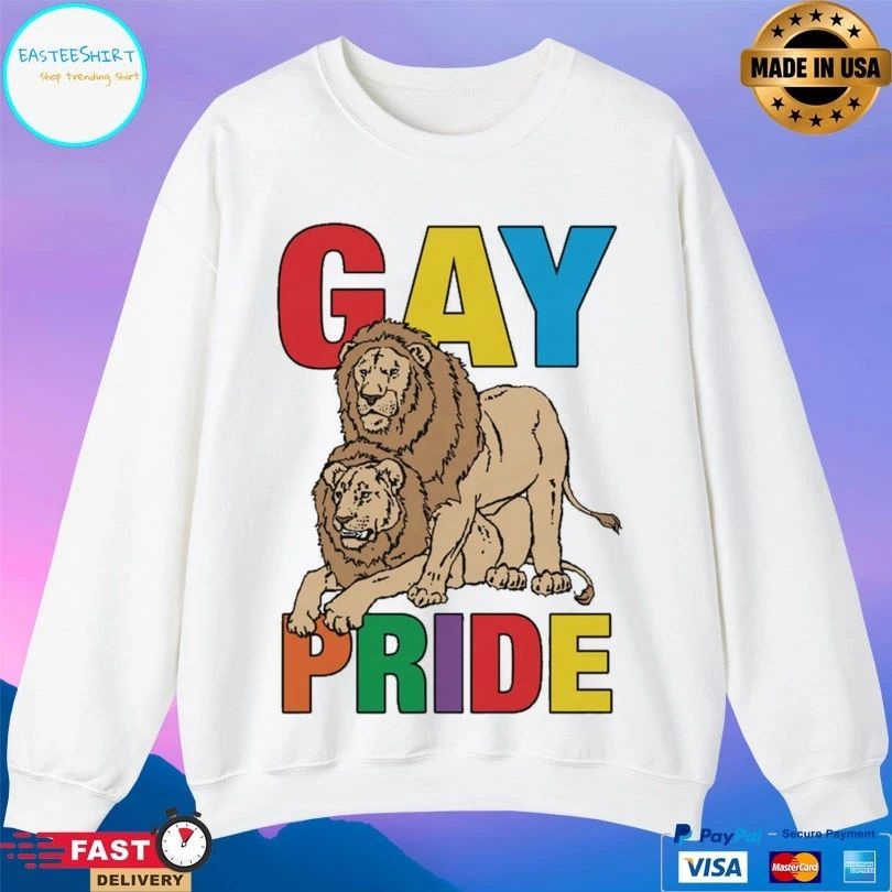 Lion Gay Pride 2026 T-shirts