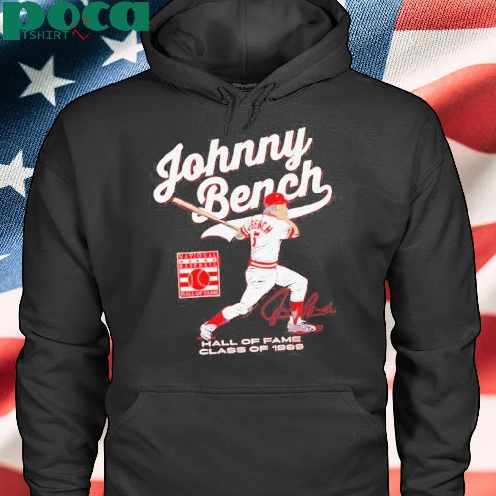 Johnny Bench Baseball Legend Hall Of Fame 1989 T-Shirt