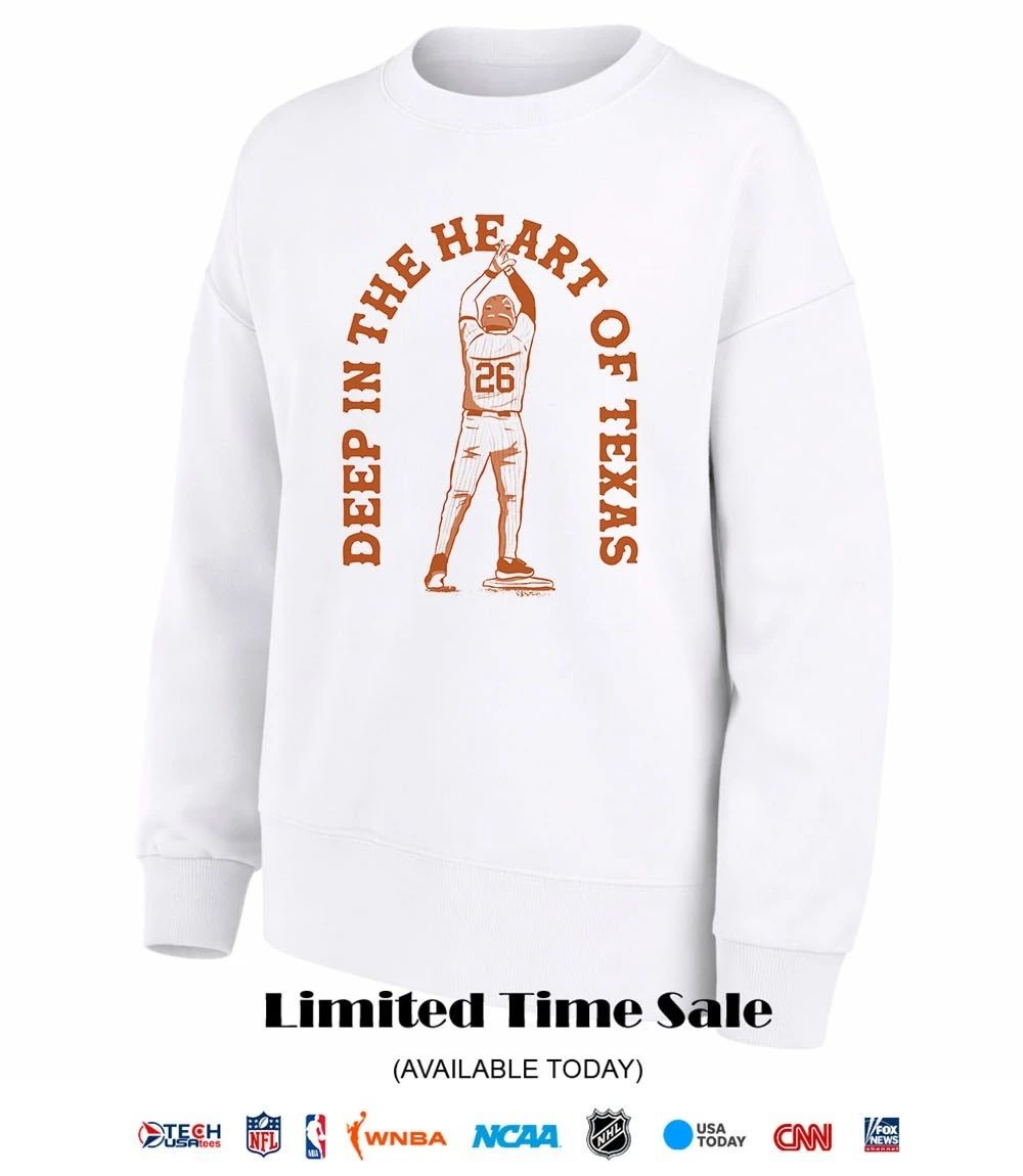 Deep the heart of Texas Baseball player shirt