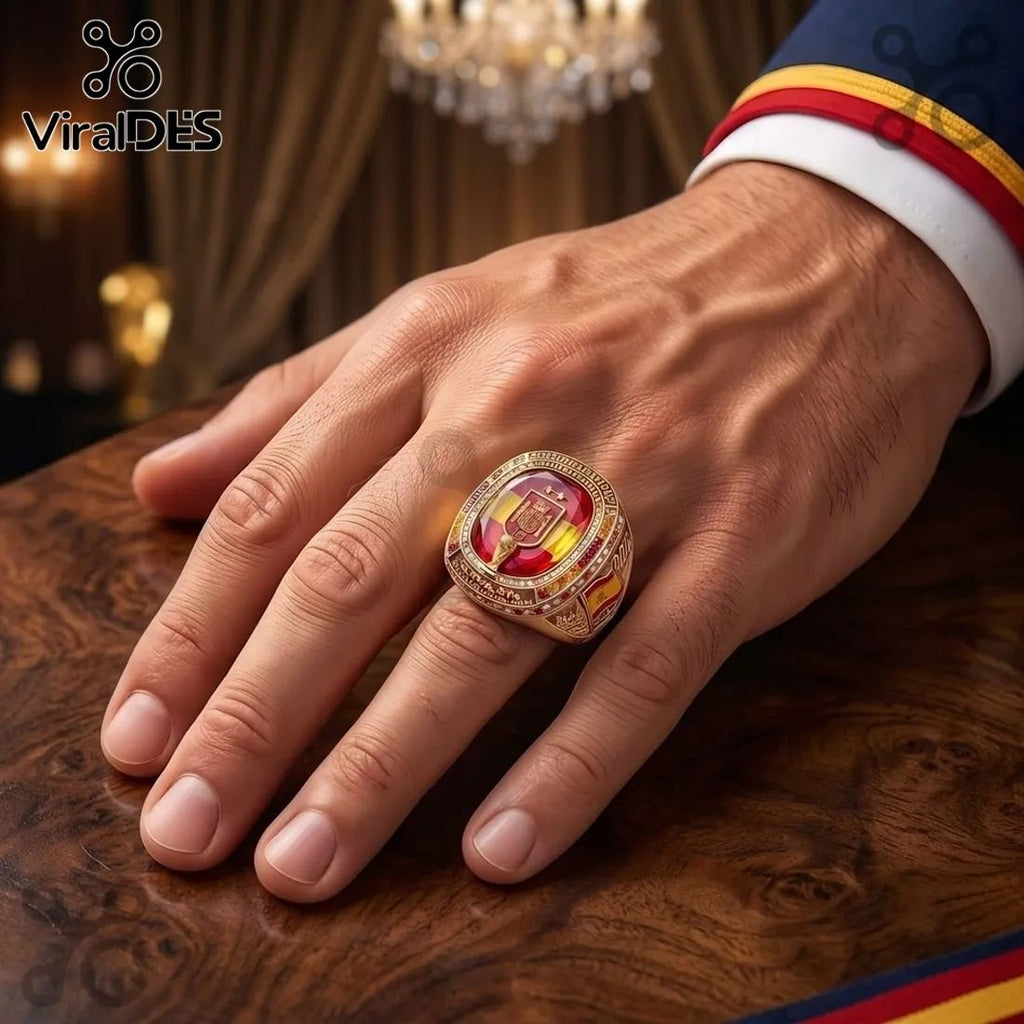 Spain 2026 World Cup Gold Championship Ring