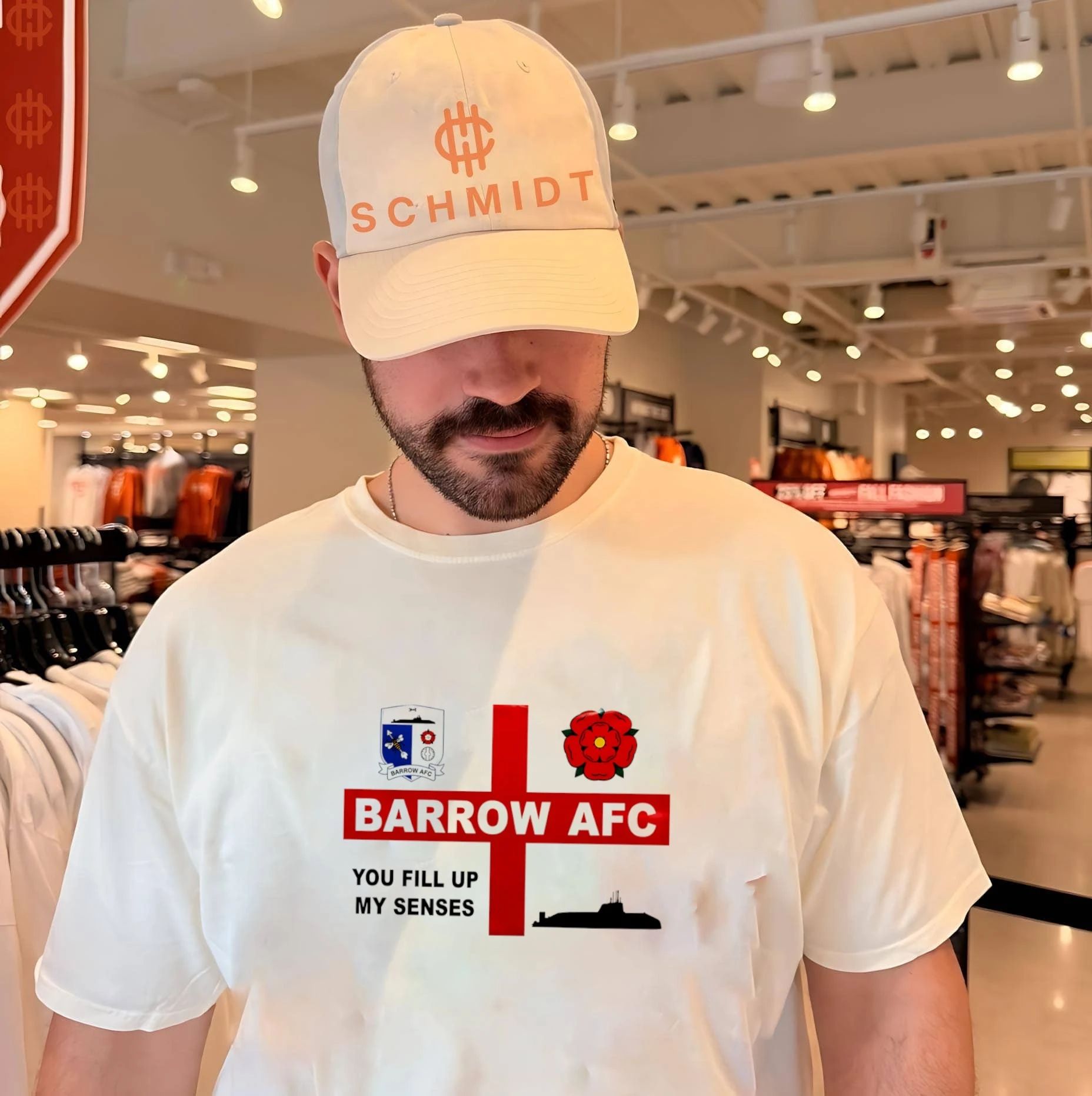 Barrow AFC You Fill Up My Senses Submarine Flag shirt
