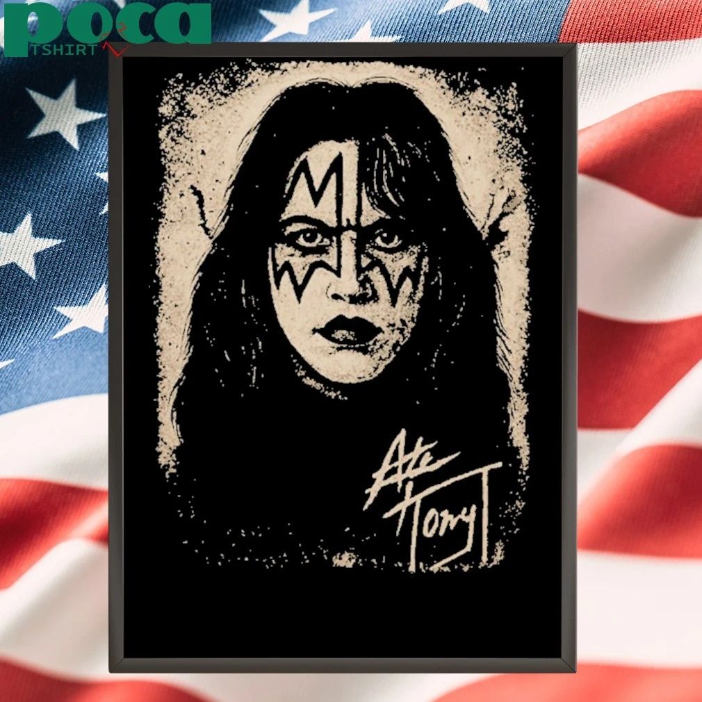 RIP Ace Frehley signature portrait T-Shirt