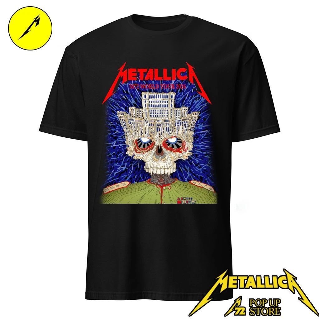 Metallica May 13, 2026 Bucharest, Romania Arena Nationala The Palace of Parliament Skulls by Matei Apostolescu Shirt