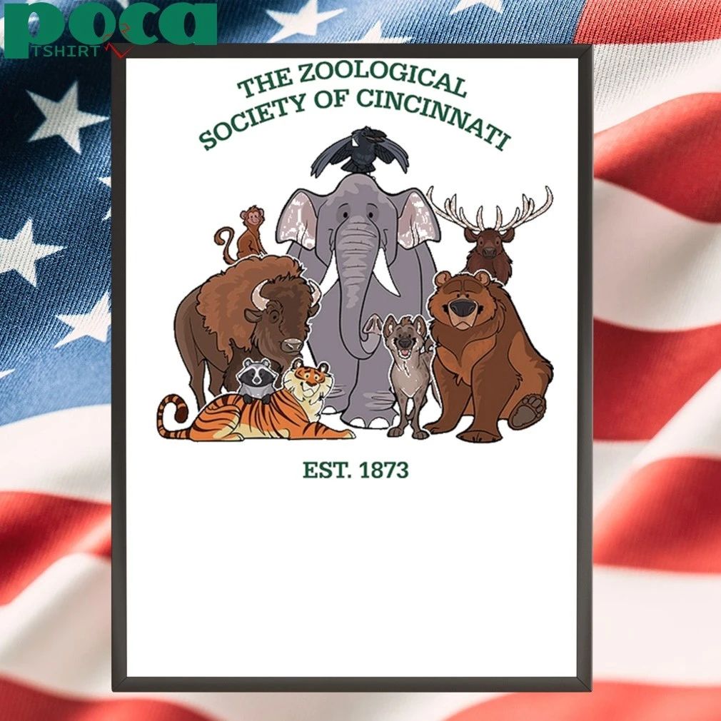 The Zoological Society Of Cincinnati Est 1873 T-shirt