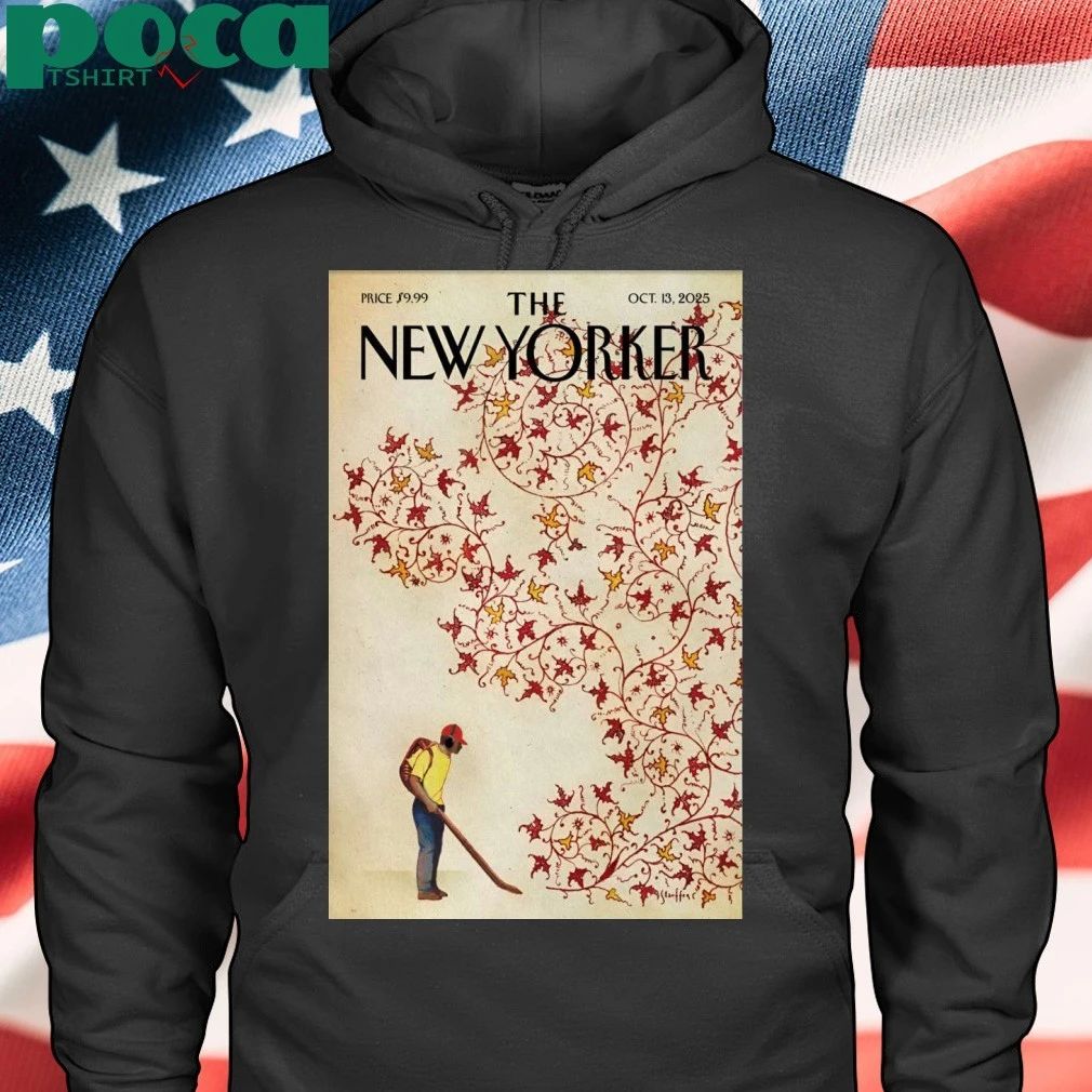 The New Yorker Oct 13 2025 Brian Stauffer’s Winds of Change Poster T-shirt