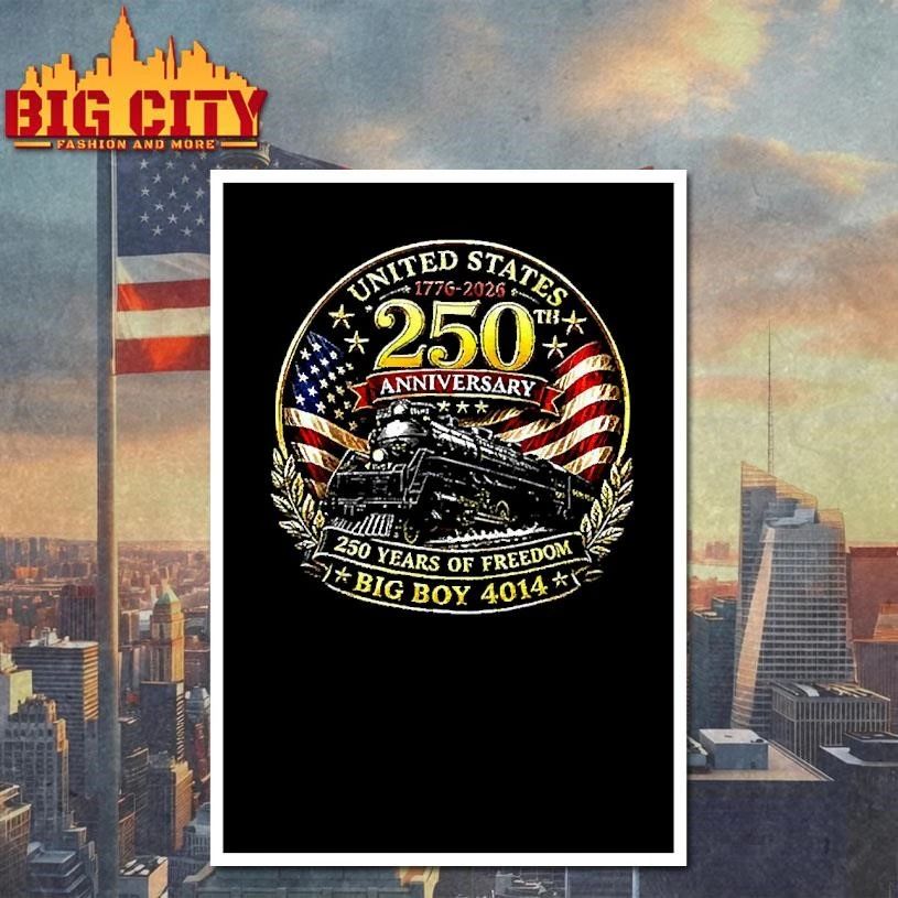 US 250th Anniversary Big Boy 4014 Patriotic 1776-2026 shirt