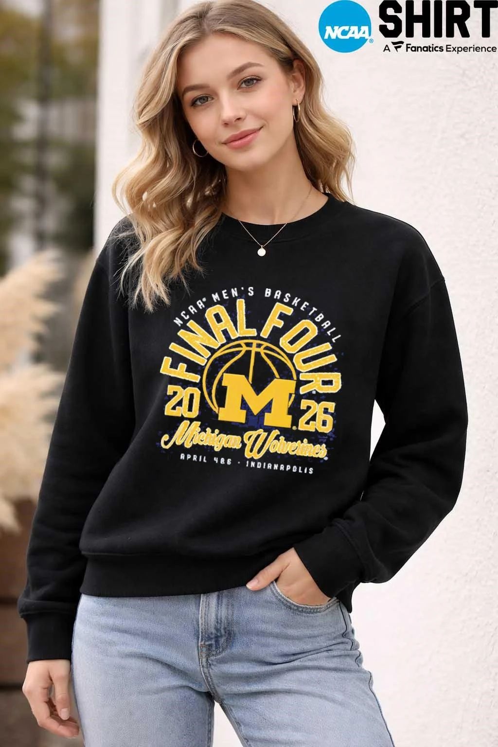 Michigan Wolverines Men’s Basketball 2026 NCAA Tournament March Madness Final Four T-Shirt