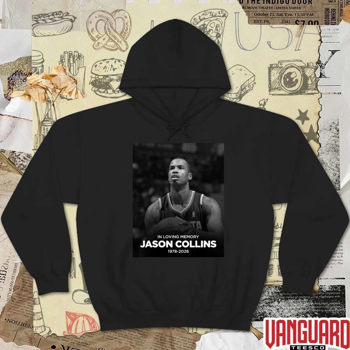 In Loving Memory Jason Collins 1978 – 2026 Atlanta Hawks Poster t-shirt