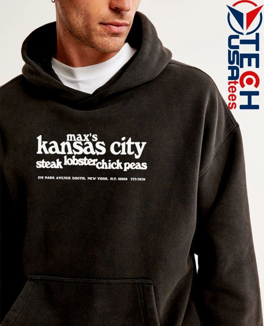 Max’s Kansas City Steak Lobster Chickpeas shirt