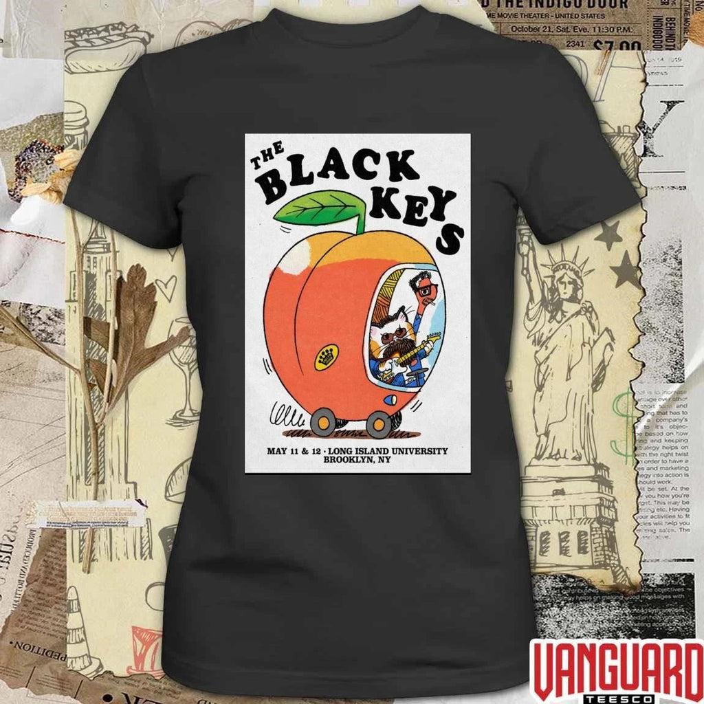 The Black Keys May 11-12 2026 NYC Tour Long Island University Brooklyn NY Poster t-shirt