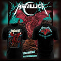Metallica M72 World Tour 2026 Cardiff Wales Principality Stadium Europe Pop-Up Store Red Dragon T-Shirt