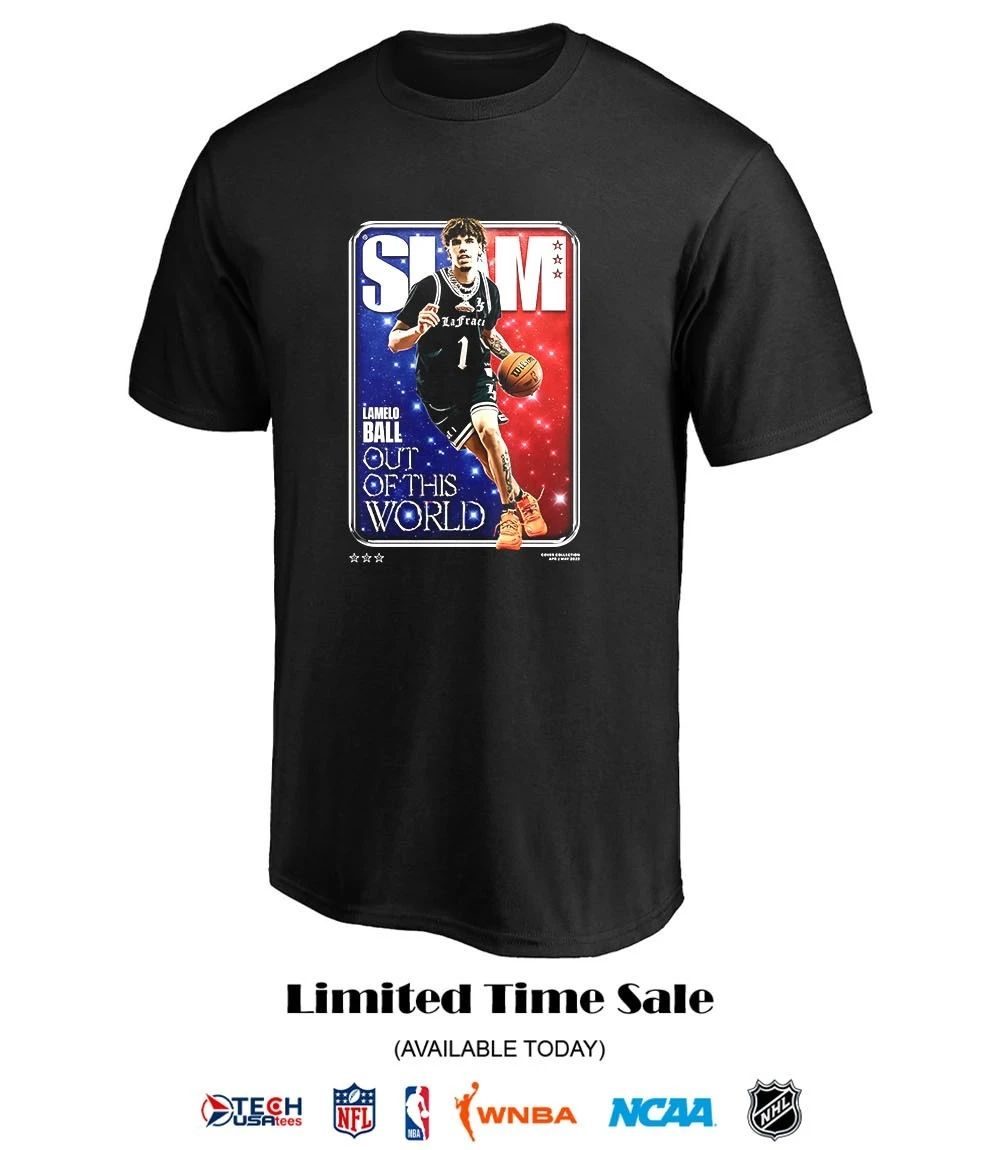 SLAM LaMelo Ball out of this World shirt by slamgoods