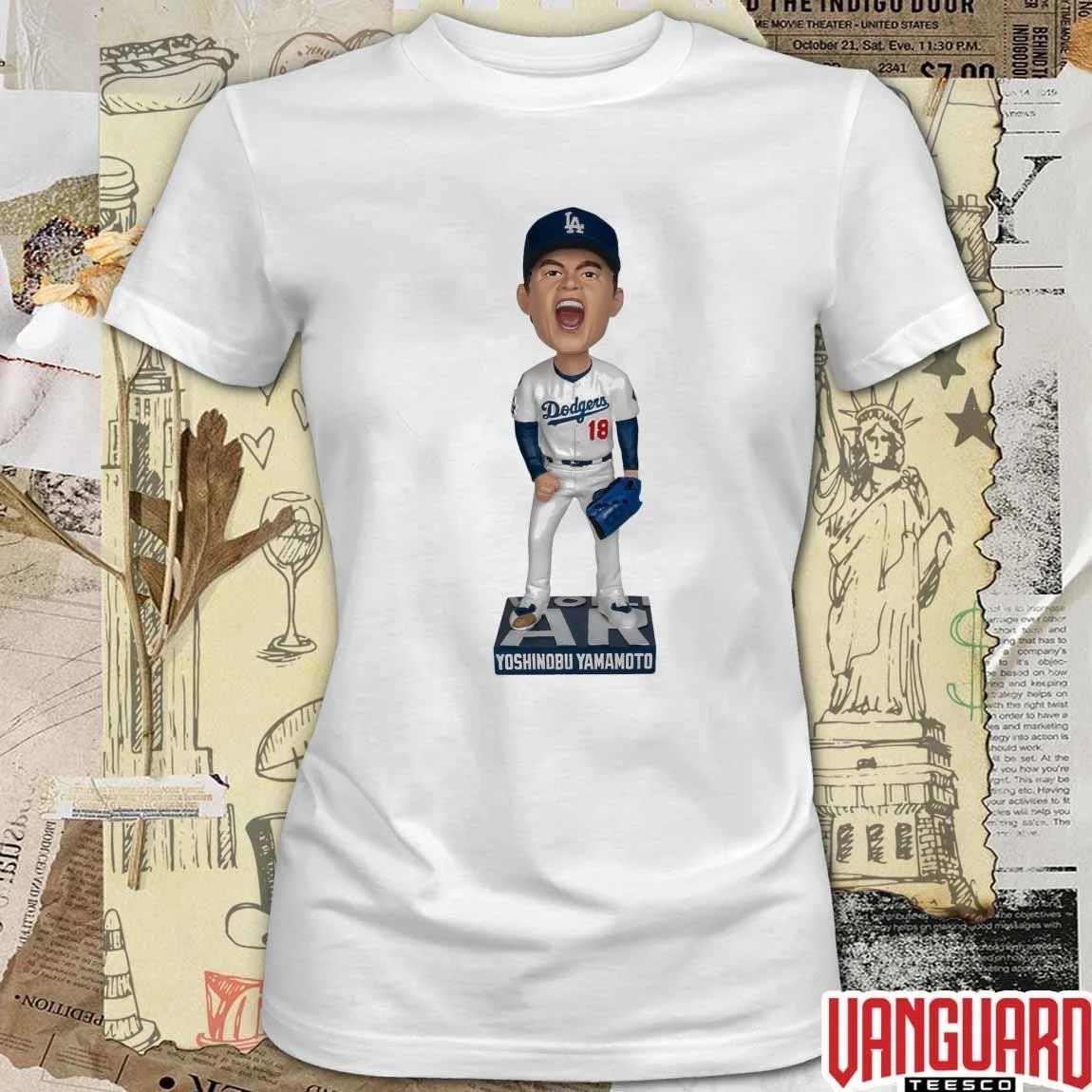 Dodgers Yoshinobu Yamamoto Starter Series Bobblehead 2026 Giveaway t-shirt