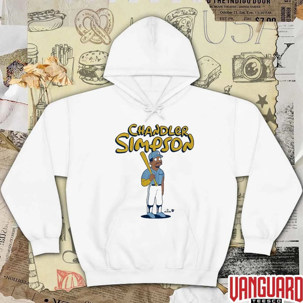 Chandler Simpson At the Bat Tampa Bay Rays MLB t-shirt