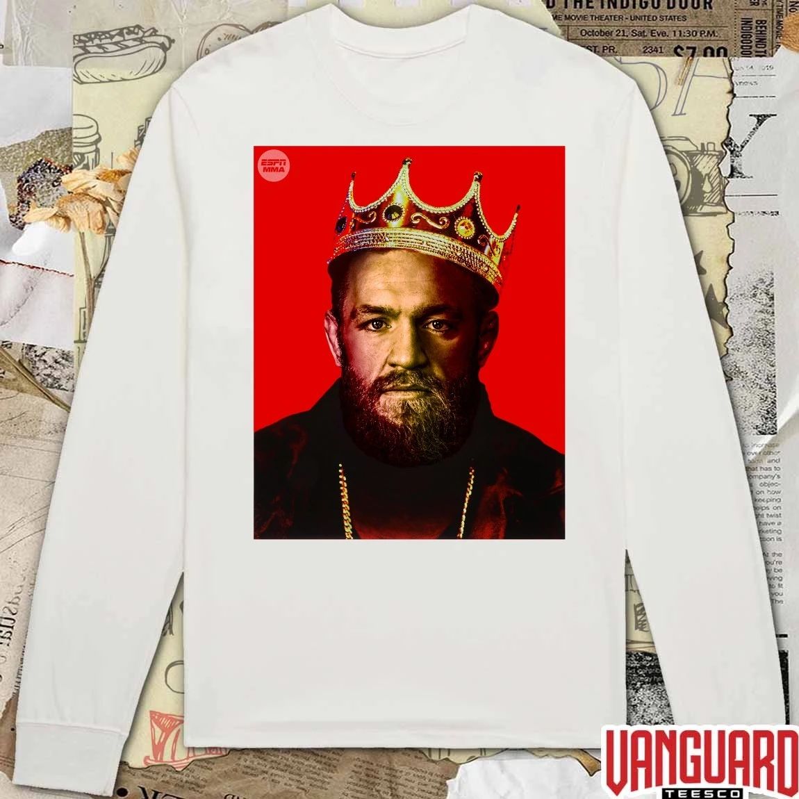 UFC The Notorious Conor McGregor The King Is Back Poster t-shirt