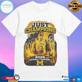 Just Champions Basketball 2026 National Champions Michigan Wolverines T-shirt