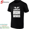 I Earned My Iron Wings aviation pilot T-shirt