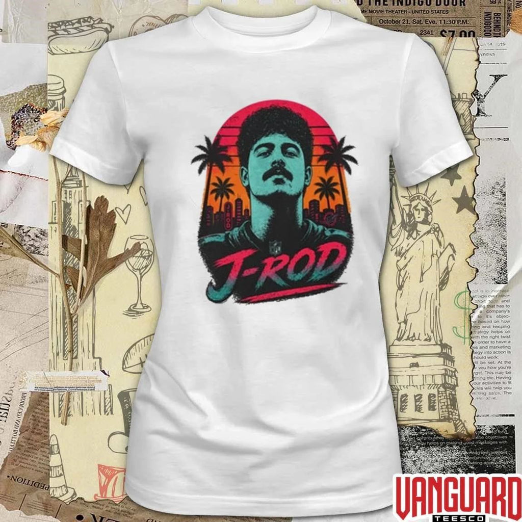 J-rod Retro Sunset Julio Rodríguez Seattle Mariners MLB t-shirt