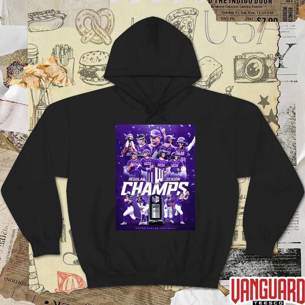 Grand Canyon University Softball 2026 Mountain West Regular Season Championship Poster t-shirt