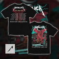 Metallica M72 Tour 2026 Wales Shirt Duchess Of Dark Red Dragon Principality Stadium Concert Art Limited Run Tee