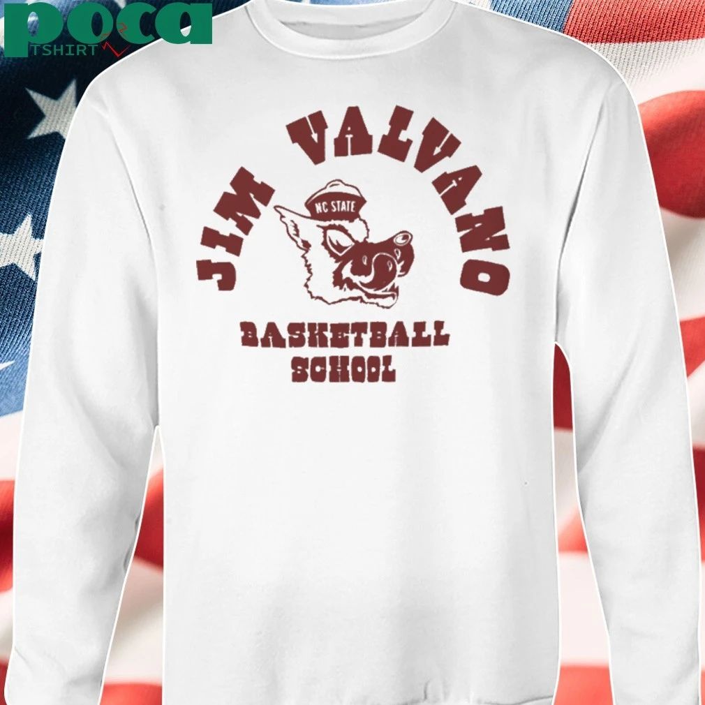 Vintage NC State Jim Valvano Basketball School Shirt