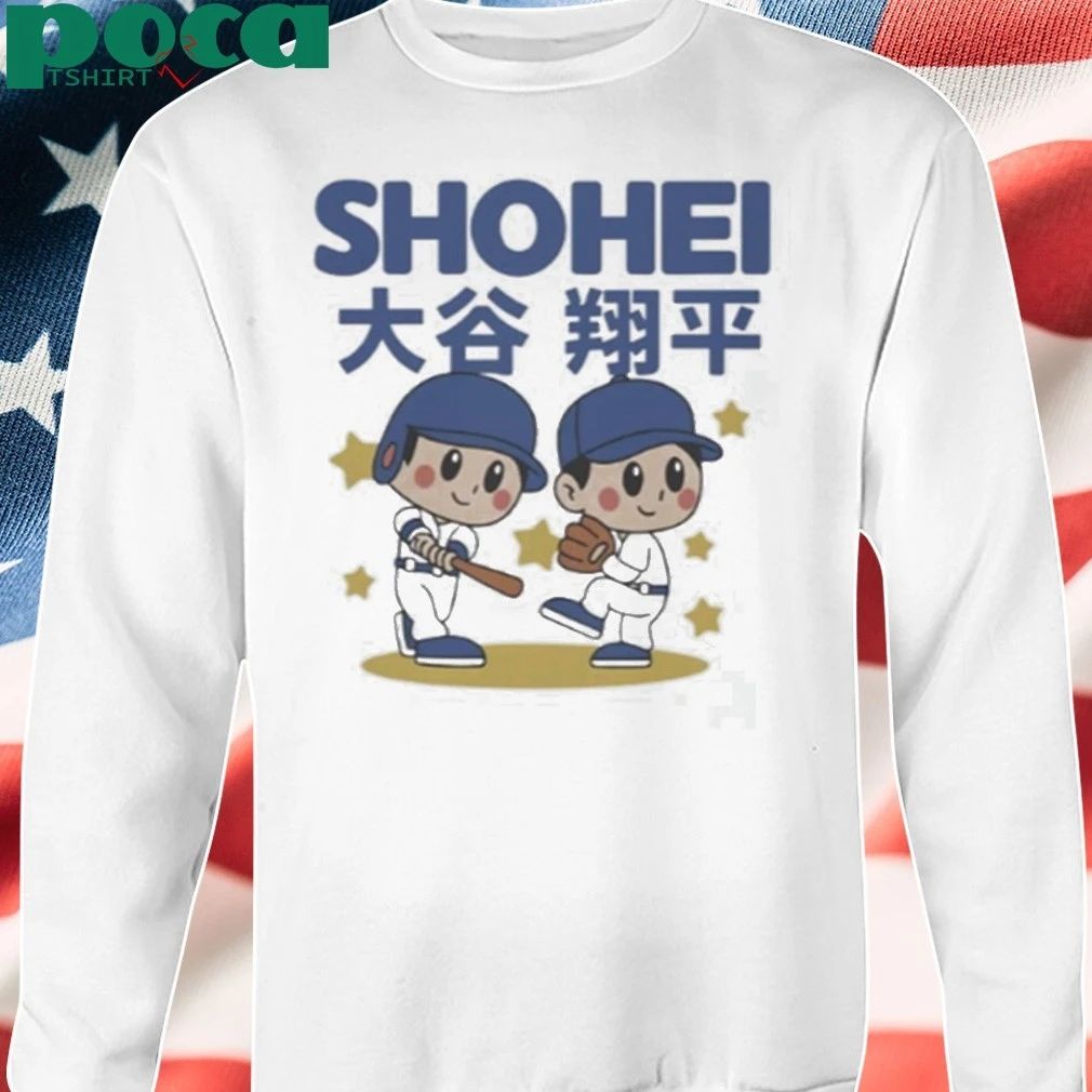 Shohei Ohtani Superstar Cartoon Baseball Shirt
