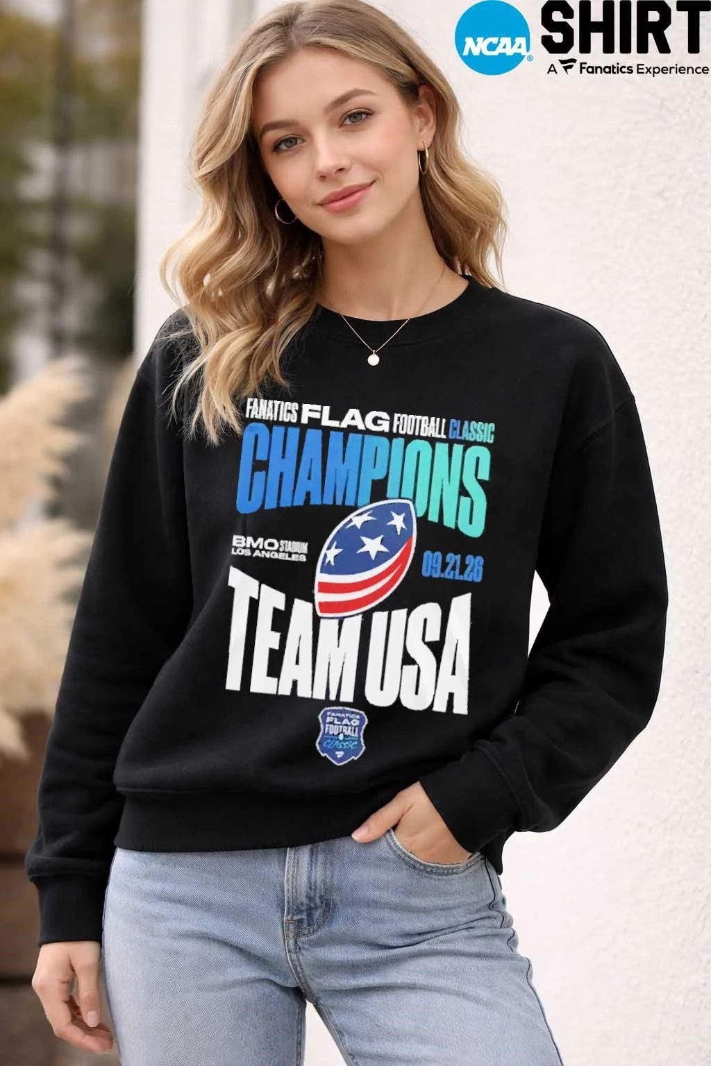 2026 Team Usa Football Flag Football Classic Champions Shirt
