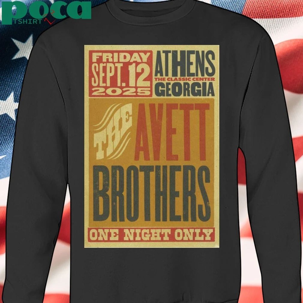 The Avett Brothers Sep 12 2025 Athens GA Poster T-Shirt