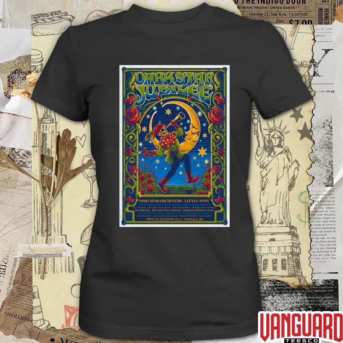 Dark Star Jubilee Festival Thornville OH May 22-24 2026 Poster t-shirt