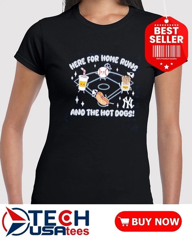 New York Yankees here for home runs and the hot dogs shirt
