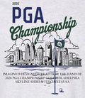 2026 PGA Championship Golf Philadelphia skyline shirt