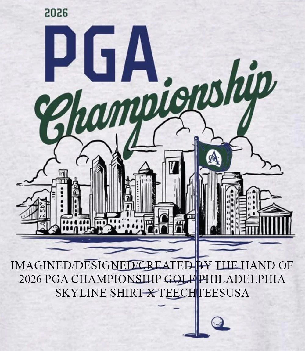 2026 PGA Championship Golf Philadelphia skyline shirt