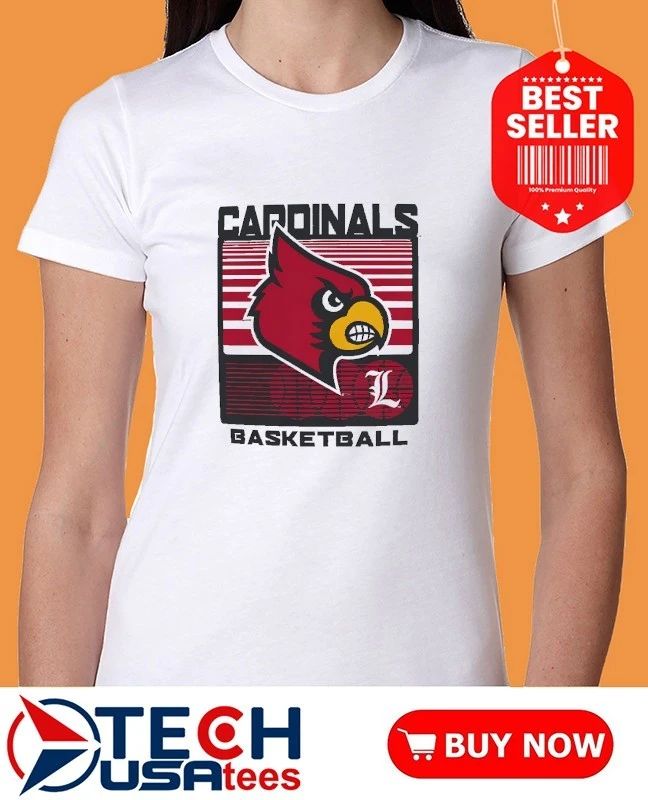 Louisville Cardinals Basketball Staredown mascot shirt