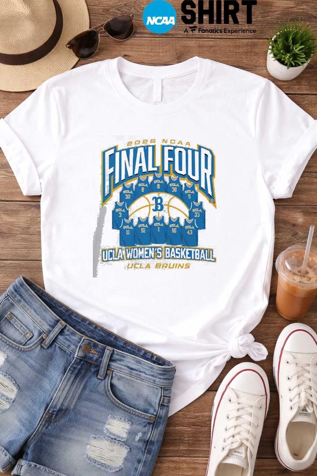 UCLA Bruins Women’s Basketball 2026 NCAA Final Four Jersey Madness T-Shirt