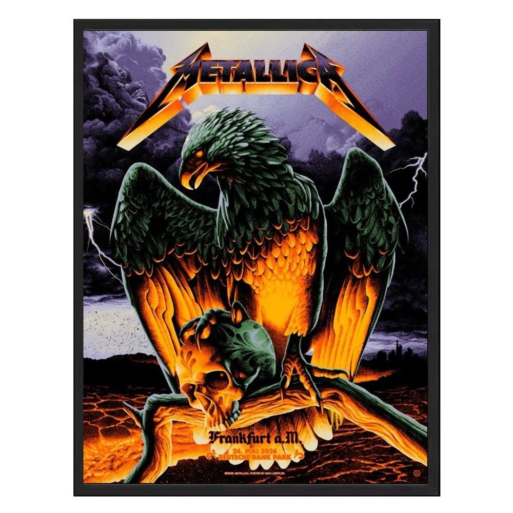 Night 2 Metallica M72 Frankfurt World Tour At Deutsche Bank Park Poster By Max Loffler On May 24 2026 Poster Canvas