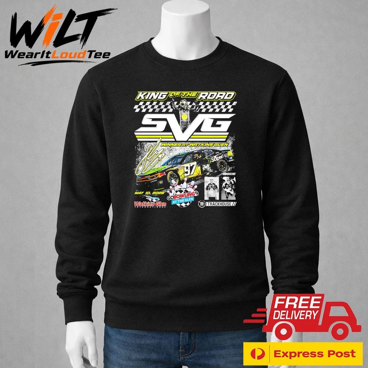 Shane van Gisbergen 2026 Go Bowling at The Glen Race Winner Shirt