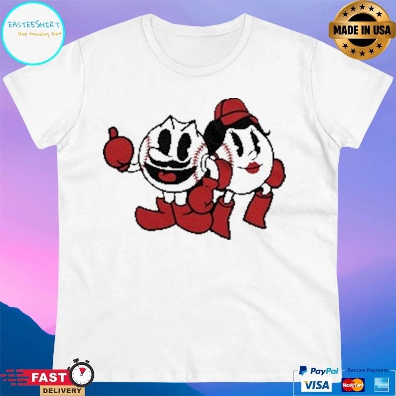 Mr And Ms Baseball Cincinnati Red Baseball T-shirts