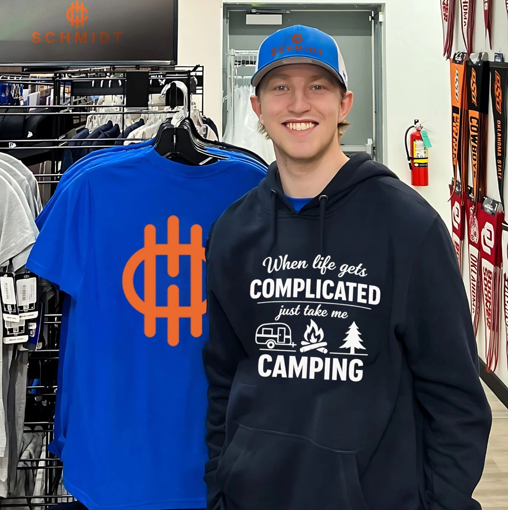When life gets complicated just take me camping shirt