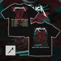 Metallica M72 World Tour 2026 Cardiff Principality Stadium Red Dragon Pop-Up Shop T-Shirt