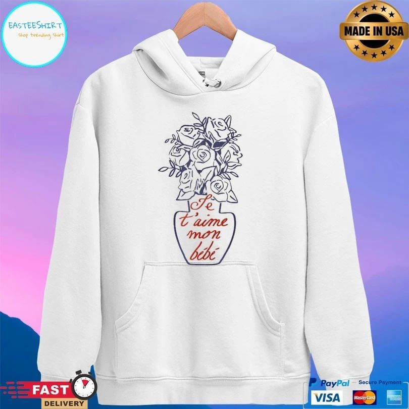 Je T Aime Mon Bébé Flower T-shirt